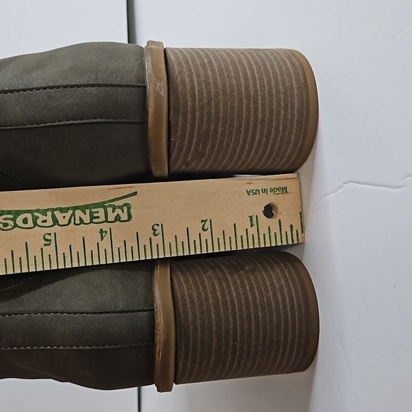 Dr Scholl's Rodeo Ankle Boot sz 11 Olive Green Pre-owned like new - Picture 5 of 11